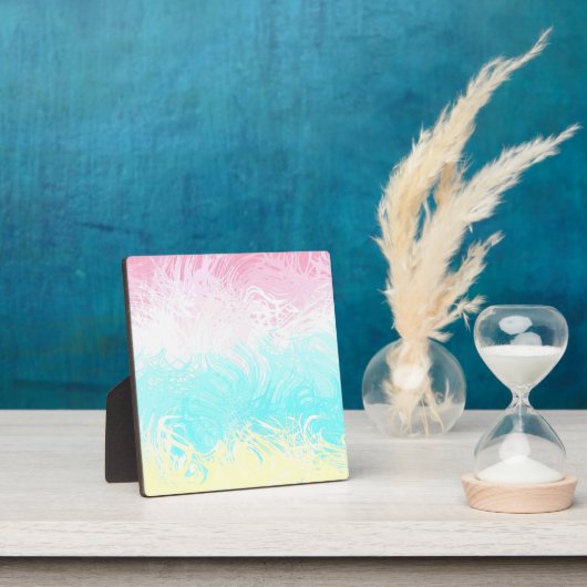 Boho Wirbel Groovy Abstrakt Genderflux Pride Flag Fotoplatte (InSitu)