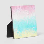 Boho Wirbel Groovy Abstrakt Genderflux Pride Flag Fotoplatte (Vorderseite)