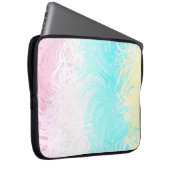 Boho Wirbel Groovy Abstrakt Genderflux Pride Flag Laptopschutzhülle (Vorne Rechts)