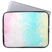 Boho Wirbel Groovy Abstrakt Genderflux Pride Flag Laptopschutzhülle (Vorderseite)