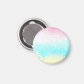 Boho Wirbel Groovy Abstrakt Genderflux Pride Flag Magnet (Vorderseite/Rückseite)