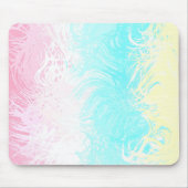 Boho Wirbel Groovy Abstrakt Genderflux Pride Flag Mousepad (Vorne)