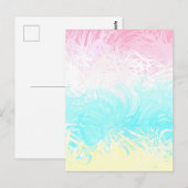 Boho Wirbel Groovy Abstrakt Genderflux Pride Flag Postkarte (Vorne/Hinten)