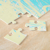 Boho Wirbel Groovy Abstrakt Genderflux Pride Flag Puzzle (Seite)