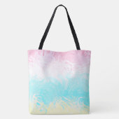 Boho Wirbel Groovy Abstrakt Genderflux Pride Flag Tasche (Rückseite)