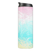 Boho Wirbel Groovy Abstrakt Genderflux Pride Flag Thermosbecher (Nach rechts gedreht)