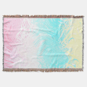 Boho Wirbel Groovy Abstrakt Genderflux-Stolzflagge Decke