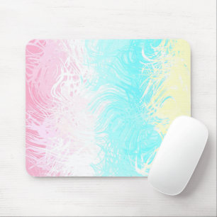 Boho Wirbel Groovy Abstrakte Genderflux-Pride-Flag Mousepad