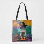 Boho Witch Tote Bag Tasche (Vorderseite)