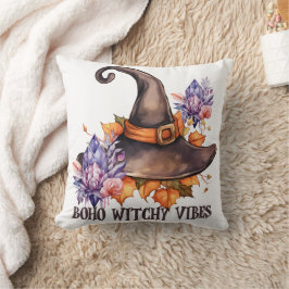 Boho Witchy Vibes Halloween Kissen