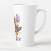 Boho Witchy Vibes Halloween Milchtasse (Rechts)