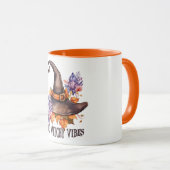 Boho Witchy Vibes Halloween Tasse (VorderseiteRechts)