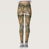 Boho Wohnwagen-Antike Leggings (Vorderseite)