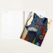 Boho Wolf Surreal Wildlife Art Planner Planer (Anzeige)
