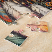 Boho-Wolf-Traumfänger Puzzle (Seite)