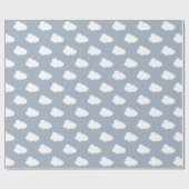 Boho Wolken Himmel Einfach Geschlechtsneutral Kind Geschenkpapier (Flach)