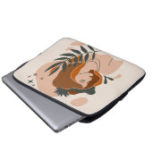 Boho Woman Stars Laptopschutzhülle (Vorne Knopf)