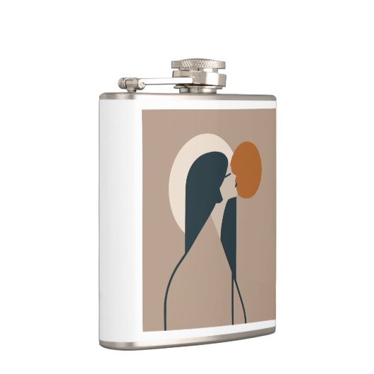 Boho Woman Sun Flachmann (Rechts)