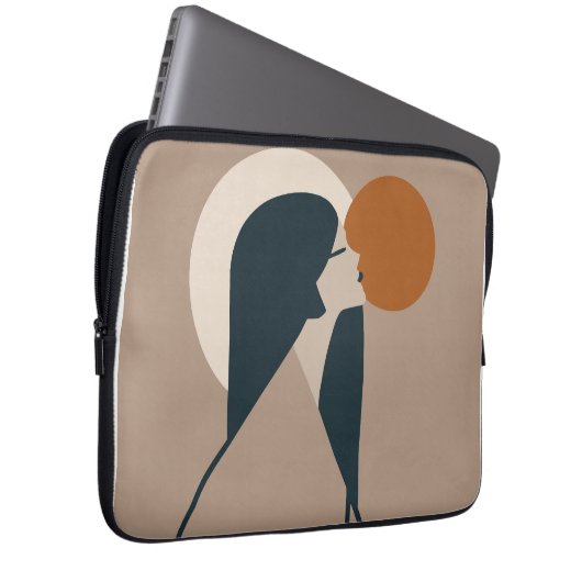 Boho Woman Sun Laptopschutzhülle (Vorne Rechts)