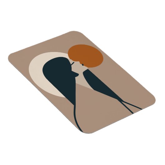 Boho Woman Sun Magnet (Rechte Seite)