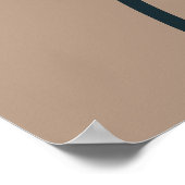 Boho Woman Sun Poster (Ecke)