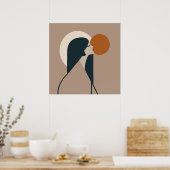 Boho Woman Sun Poster (Küche)