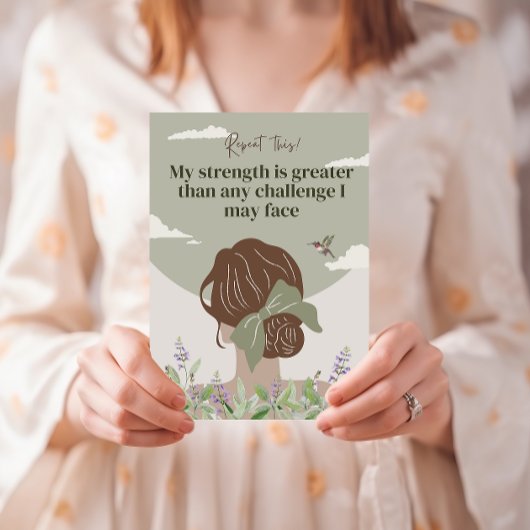 Boho Women Empowerment Positive Affirmative Cards
