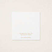 Boho Wood Stuod Earring Display Card (Rückseite)