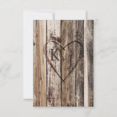 Boho Wood Sunflower Antlers Rustic RSVP Card Karte (Rückseite)