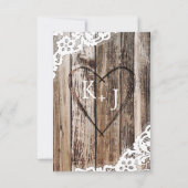 Boho Wood Sunflower Antlers verleihen Rustic RSVP  (Rückseite)