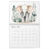 Boho Woodland Animals 2025 Kalender 12 Monate (Feb 2026)