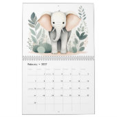 Boho Woodland Animals 2025 Kalender 12 Monate (Feb 2027)