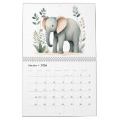 Boho Woodland Animals 2026 Kalender 12 Monate (Jan 2026)