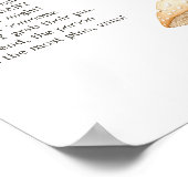 Boho Woodland Animals Baby Showspielzeichen Poster (Ecke)