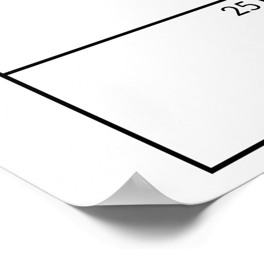 Boho Woodland Animals Duschratschläge Fälligkeitsd Poster (Ecke)