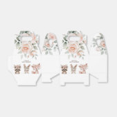 Boho Woodland Animals & Floral Baby Dusche Geschenkschachtel (Ungefaltet)