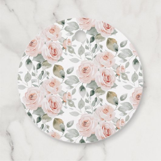 Boho Woodland Animals Gender Neutral Baby Shower Geschenkanhänger (Rückseite)