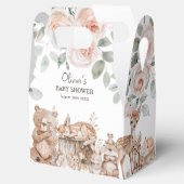 Boho Woodland Animals Gender Neutral Baby Shower Geschenkschachtel (Geöffnet)