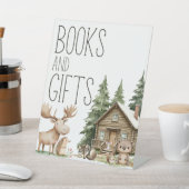 Boho Woodland Animals Kinderdusche Bücher Geschenk Sockelschild (In SItu)