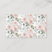 Boho Woodland Animals Kinderdusche Windelwanne Raf Begleitkarte (Rückseite)