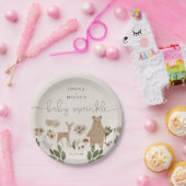 Boho Woodland Baby Sprinkle Paper Tellers Pappteller (Party)
