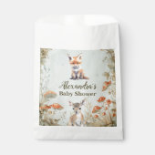 Boho Woodland Babydusche Geschenktütchen (Vorderseite)