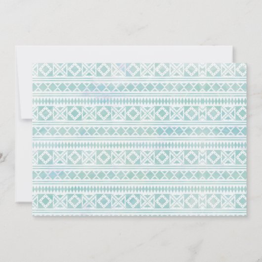 Boho Woodland Dreamcatcher Baby Shower Einladung (Rückseite)