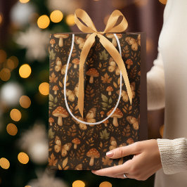 Boho Woodland Foods Mushrooms | Herbstfarben Mittlere Geschenktüte