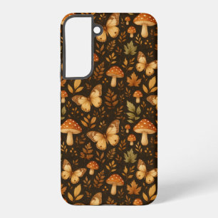 Boho Woodland Foods Mushrooms   Herbstfarben Samsung Galaxy Hülle