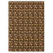 Boho Woodland Foods Mushrooms | Herbstfarben Tischdecke (Vorderseite)