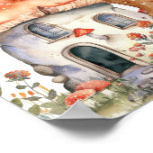 Boho Woodland Forest Animals Baby Dusche Willkomme Poster (Ecke)