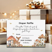 Boho Woodland Forest Animals Babydusche Begleitkarte