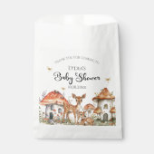 Boho Woodland Forest Animals Babydusche Geschenktütchen (Vorderseite)