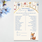 Boho Woodland Fox, der Mama das beste Spiel kennt Flyer